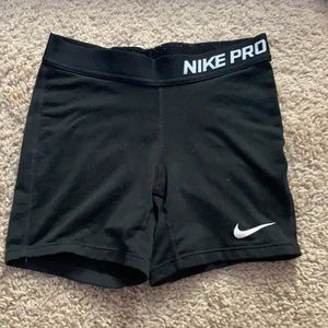 Nike pro shorts, size YL.